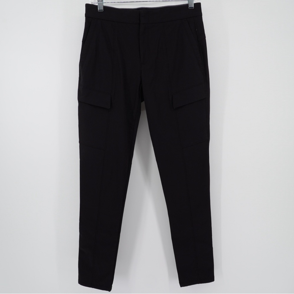 ATHLETA Wander Utility Pants Black‎ Size 4 Cargo Outdoor Hiking - Picture 6 of 16